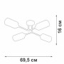 Потолочная люстра V4188-0/4PL
