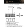 Подвесная люстра Verene APL.808.03.12