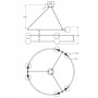 Подвесная люстра Balance MOD317PL-06B