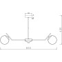 Потолочная люстра Moon FR5173PL-08BS