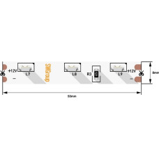 Светодиодная лента  SWG31560-12-4.8-W