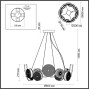 Подвесная люстра Caramella 5416/95L