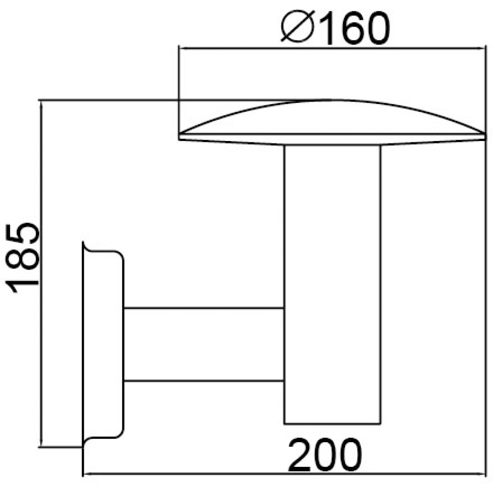 Настенный светильник уличный INOX LED ST031001 SS