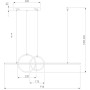 Подвесной светильник Twin 90265/1 черный